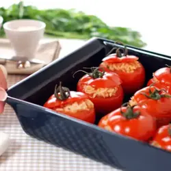 Pumati ripieni risu à "thermomix" erbe
