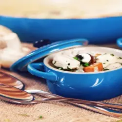 Fricase de pollo con verduras