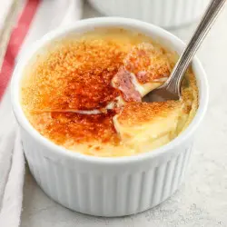 Crème brulee páistí